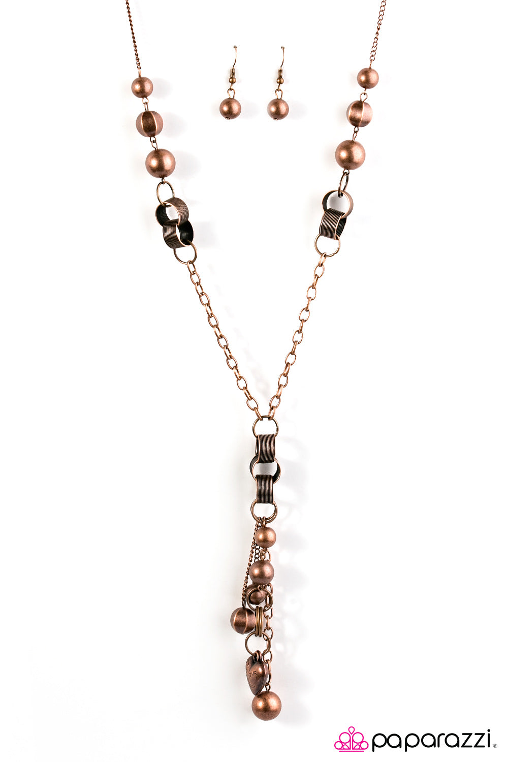 Paparazzi ♥ Instant Connection - Copper ♥ Necklace