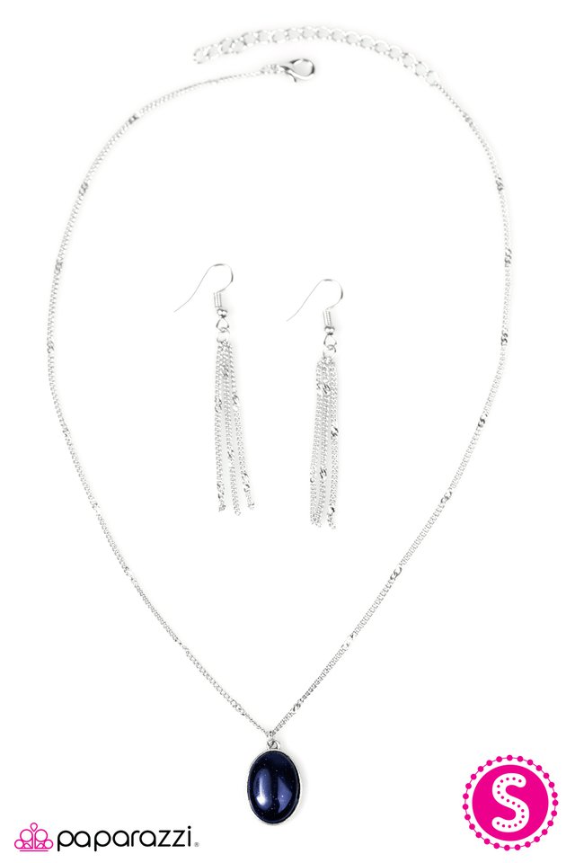 Paparazzi ♥ In A Galaxy Far, Far Away - Blue ♥ Necklace