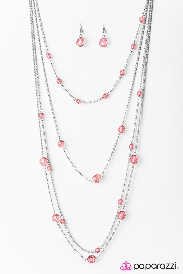 Paparazzi ♥ Sparkling Intentions - Orange ♥ Necklace