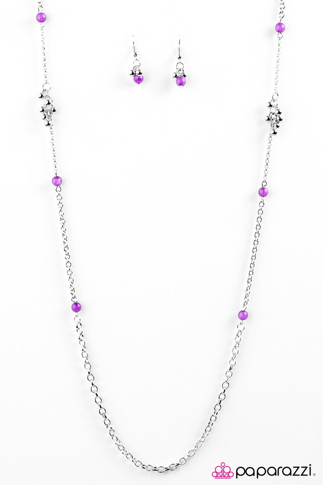 Paparazzi ♥ Twinkling Twilight - Purple ♥ Necklace