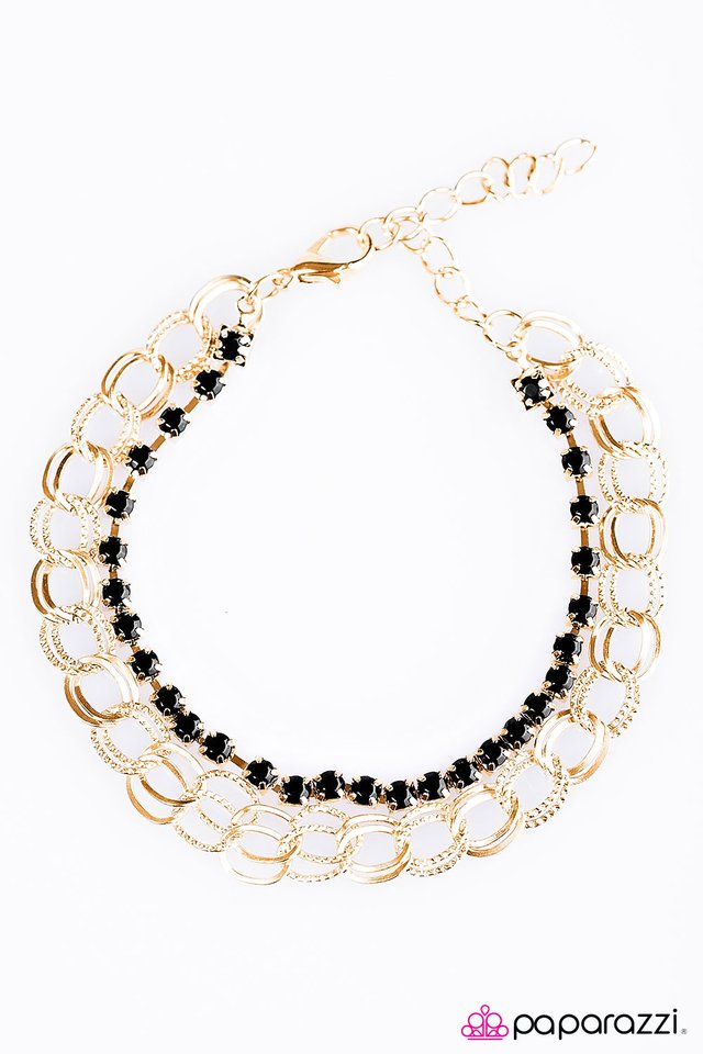 Paparazzi ♥ Double Time - Gold ♥ Bracelet