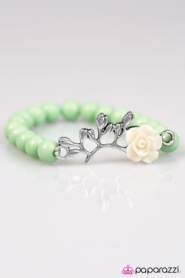 Paparazzi ♥ Garden Grotto - Green ♥ Bracelet