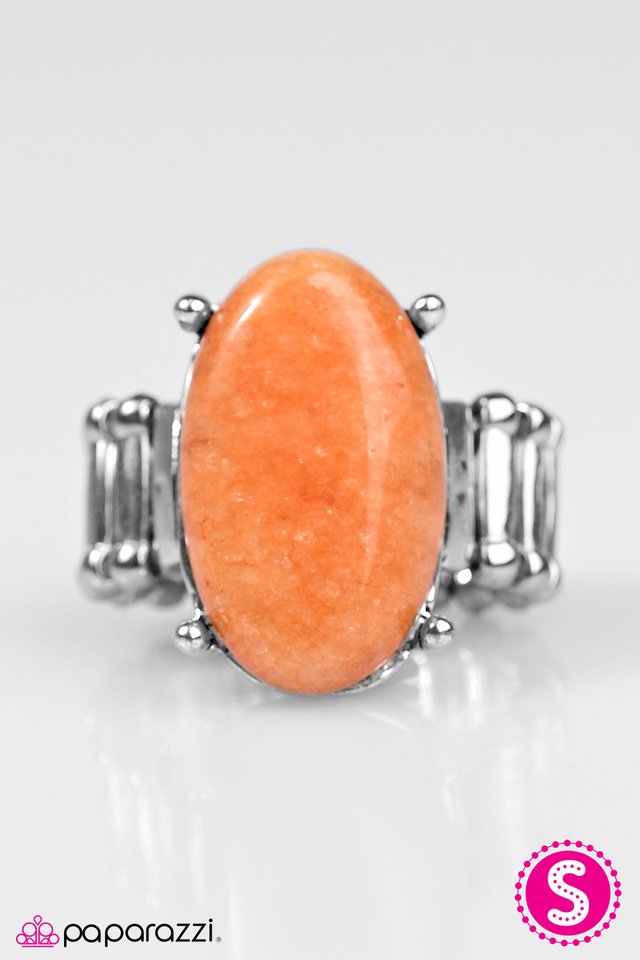 Paparazzi ♥ Stone Magic - Orange ♥ Ring