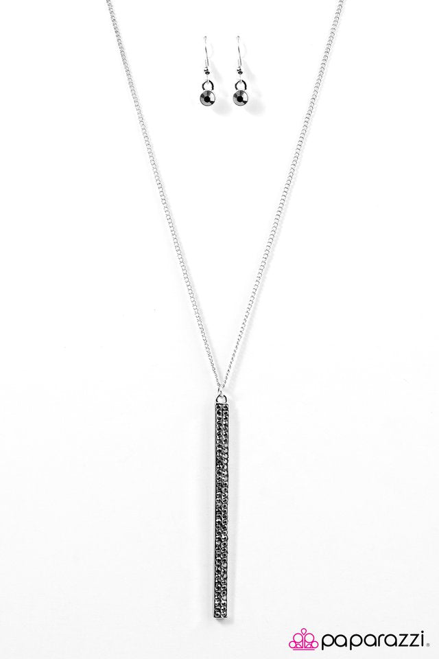 Paparazzi ♥ Seattle Skyline - Silver ♥ Necklace
