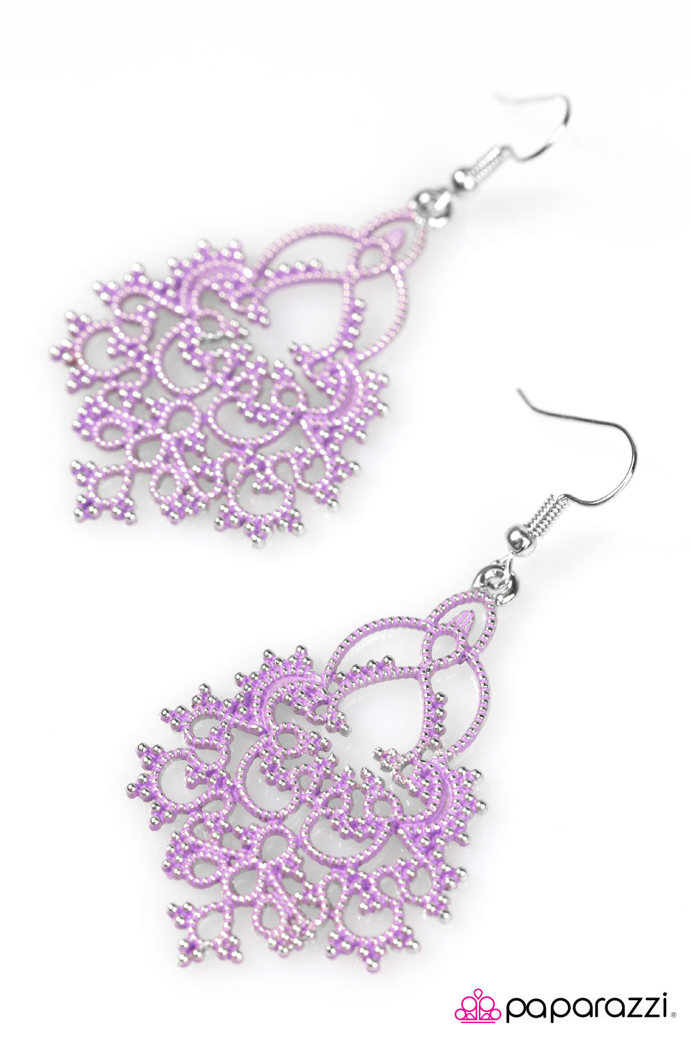 Paparazzi ♥ Hyacinth Haven - Purple ♥ Earrings