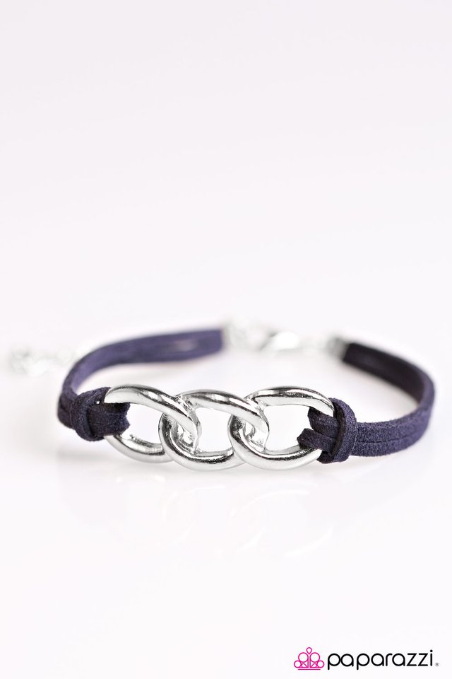 Paparazzi ♥ Lock It Down - Blue ♥ Bracelet