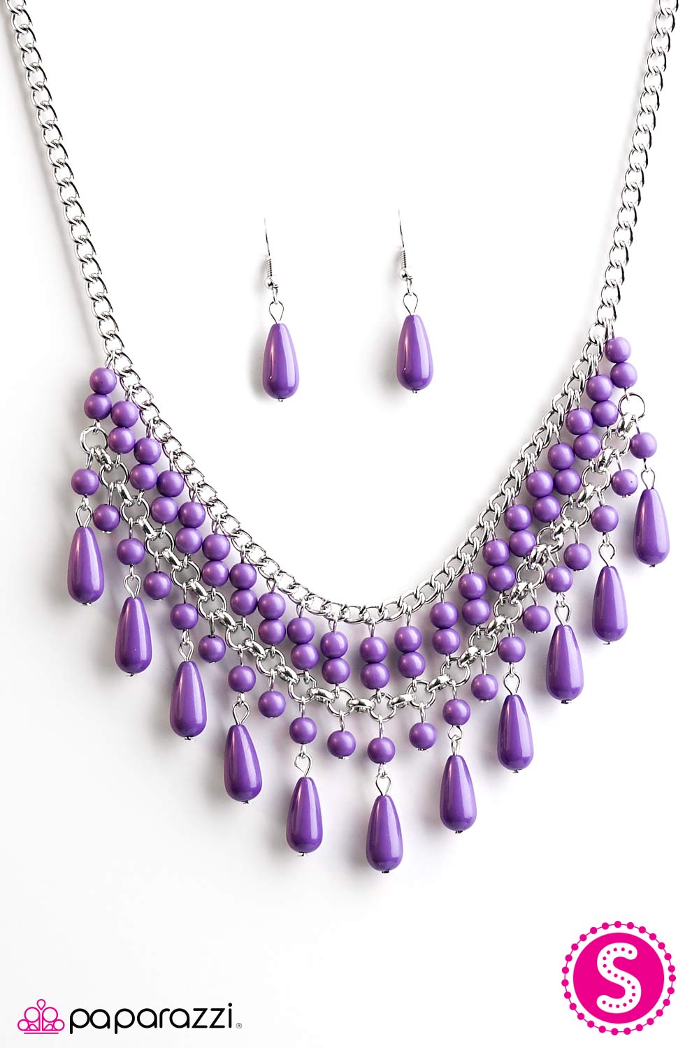 Paparazzi ♥ Daredevil - Purple ♥ Necklace