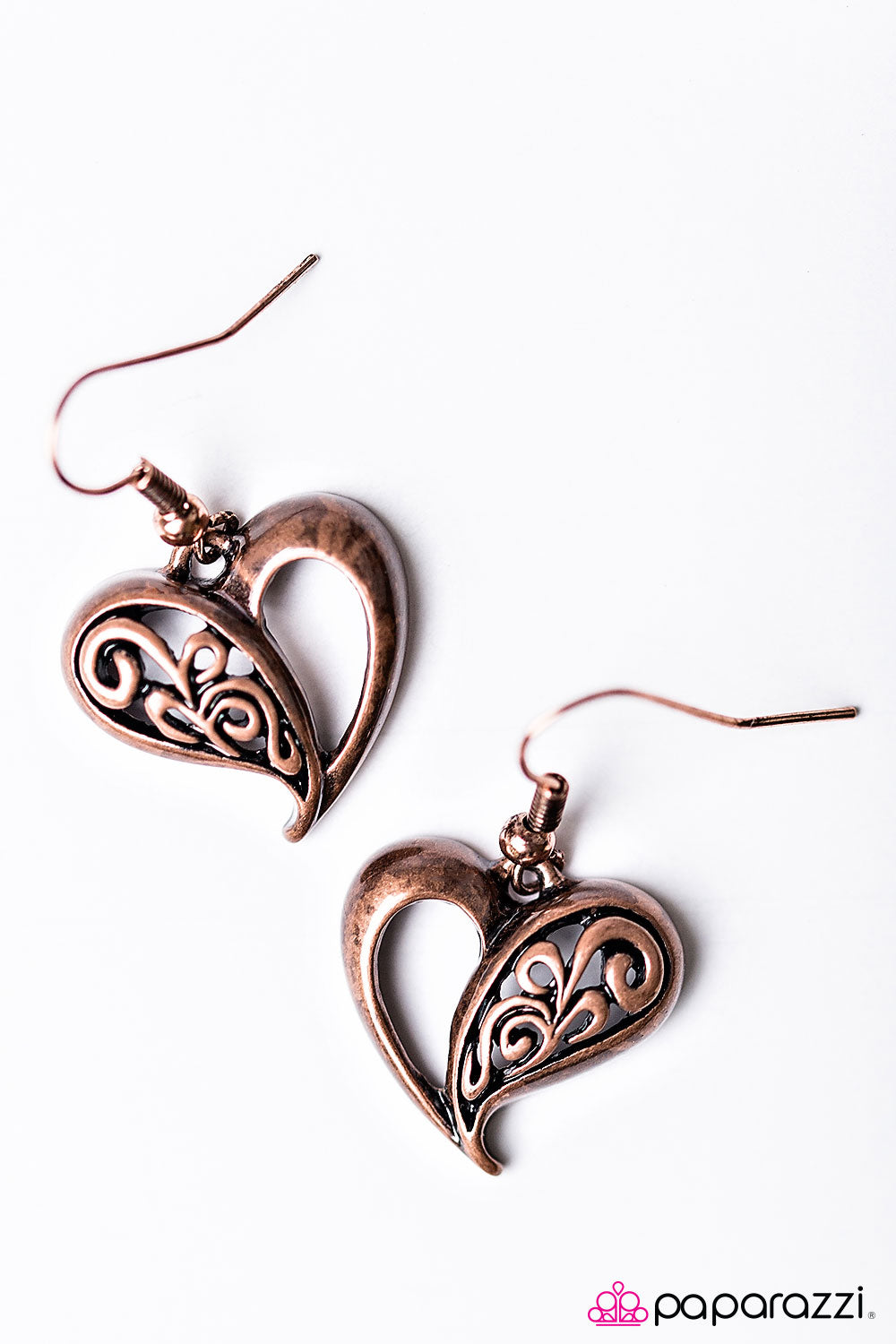 Paparazzi ♥ How Heartwarming - Copper ♥ Earrings