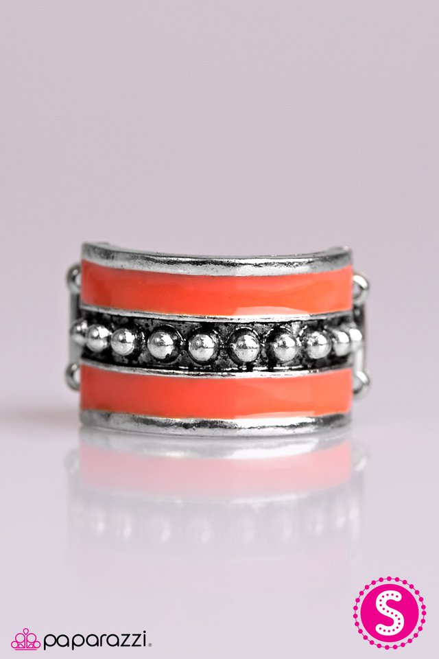 Paparazzi ♥ Castaway Cay - Orange ♥ Ring
