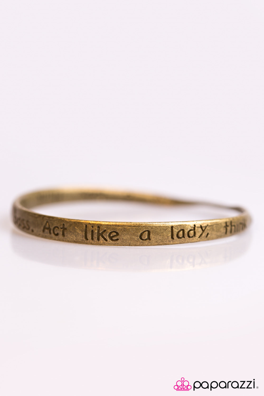Paparazzi ♥ Think Like A Boss - Brass ♥ Bracelet