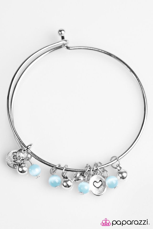 Paparazzi ♥ Party HEARTY - Blue ♥ Bracelet