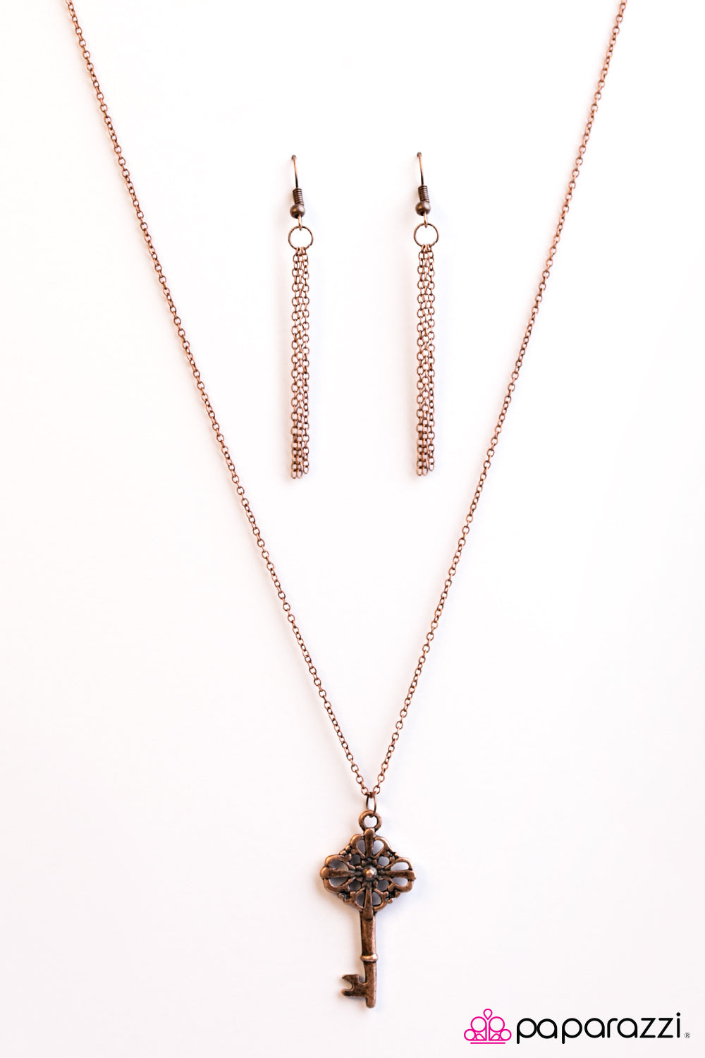 Paparazzi ♥ Every Lock Has A Key - Copper ♥ Necklace