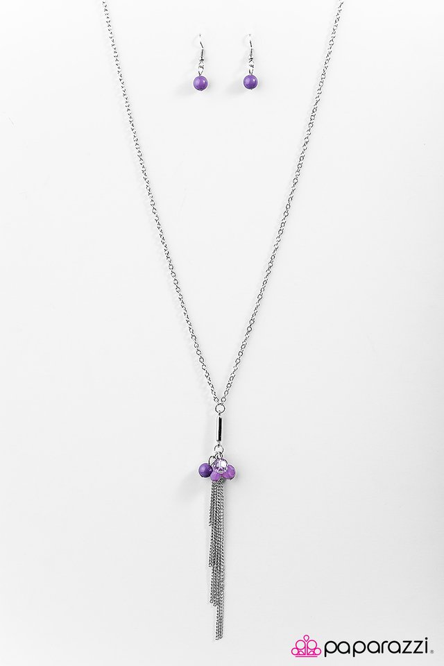 Paparazzi ♥ How Exciting! - Purple ♥ Necklace
