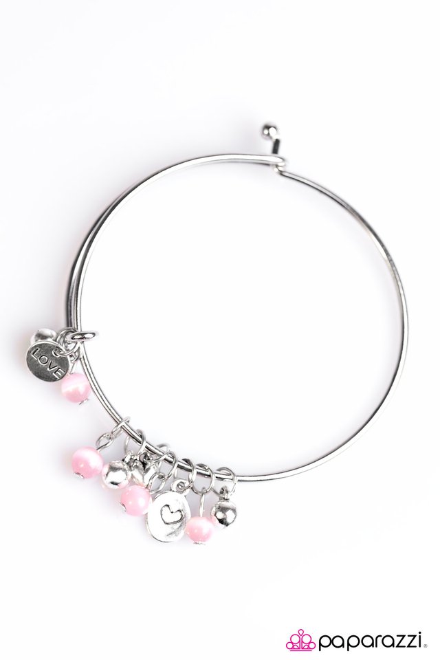 Paparazzi ♥ Party HEARTY - Pink ♥ Bracelet