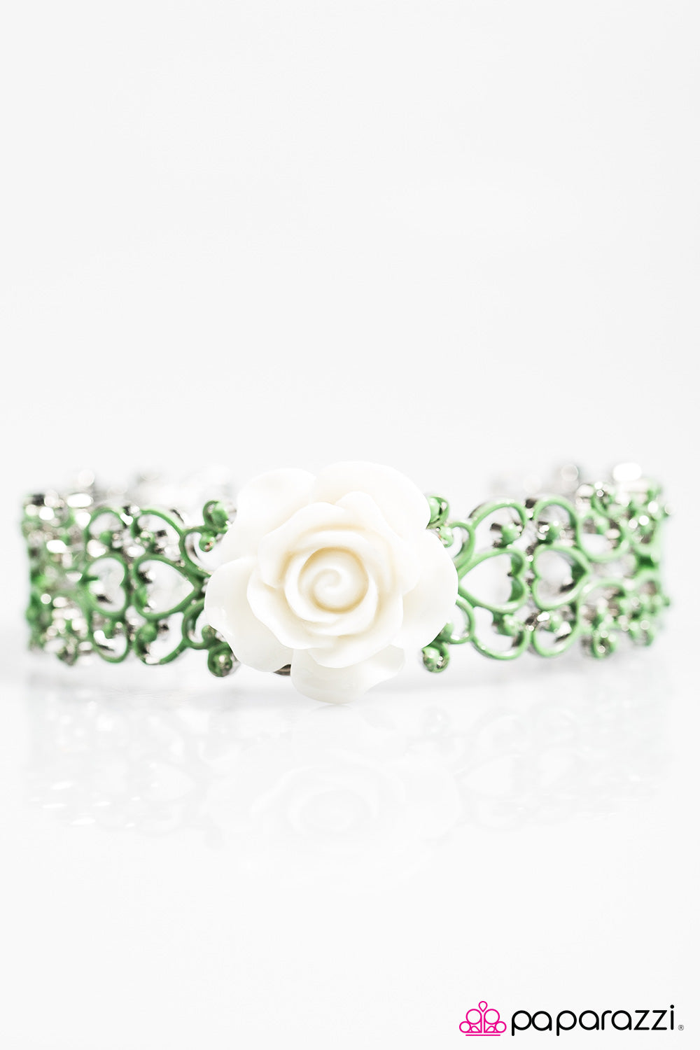 Paparazzi ♥ Wonderland Tea Party - Green ♥ Bracelet