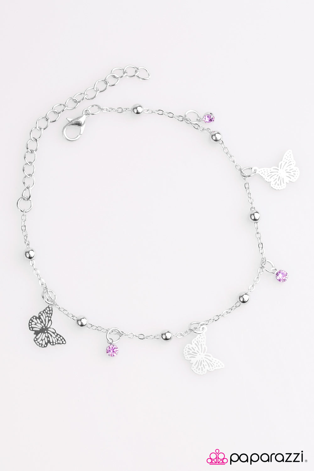 Paparazzi ♥ Flutter Fashion - Purple ♥ Bracelet