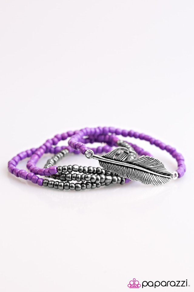 Paparazzi ♥ Thunderbird - Purple ♥ Bracelet