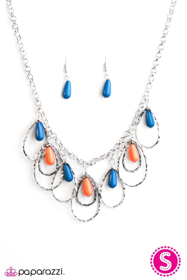 Paparazzi ♥ TEAR-rifically Terrific - Multi ♥ Necklace