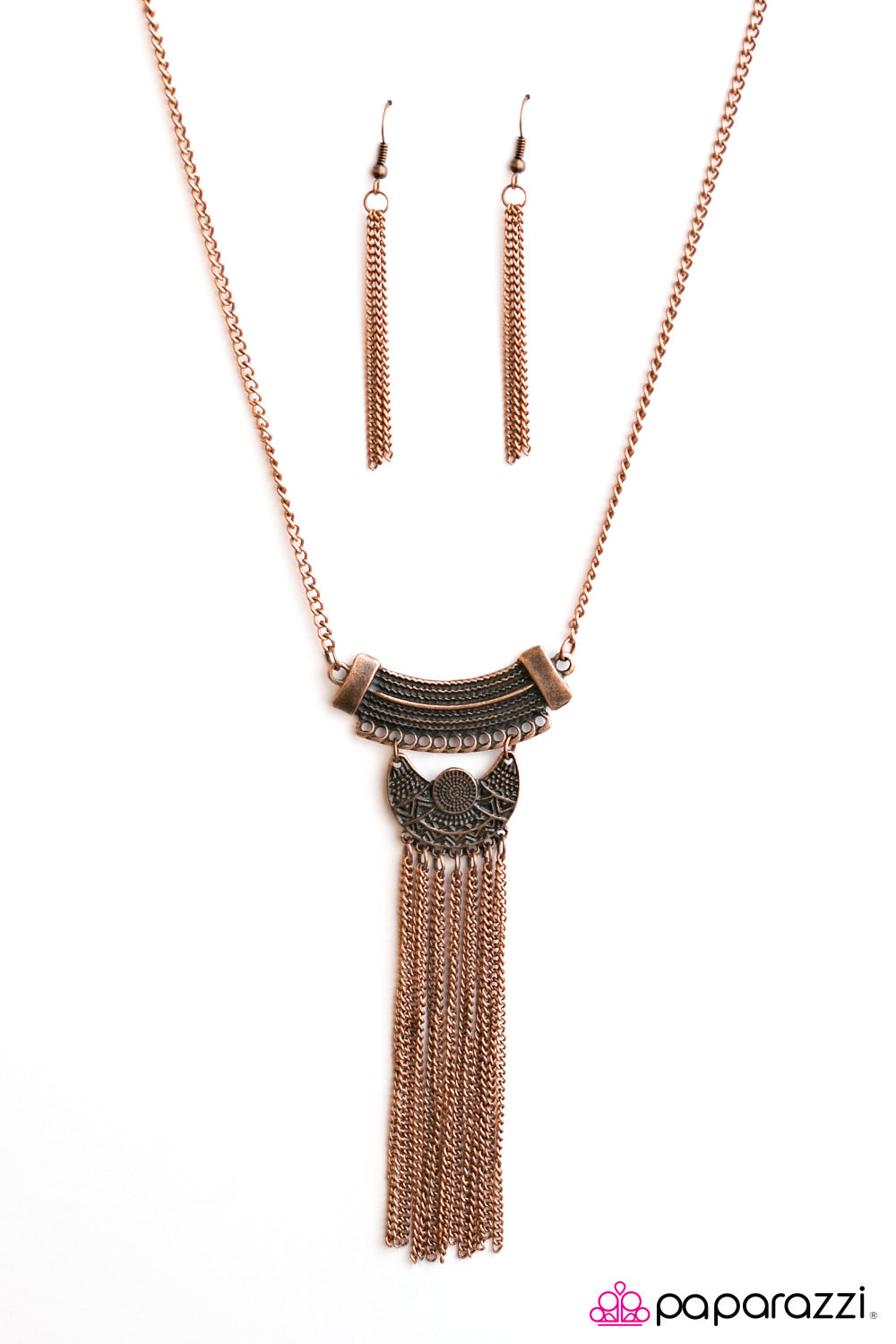 Paparazzi ♥ Panama Princess - Copper ♥ Necklace