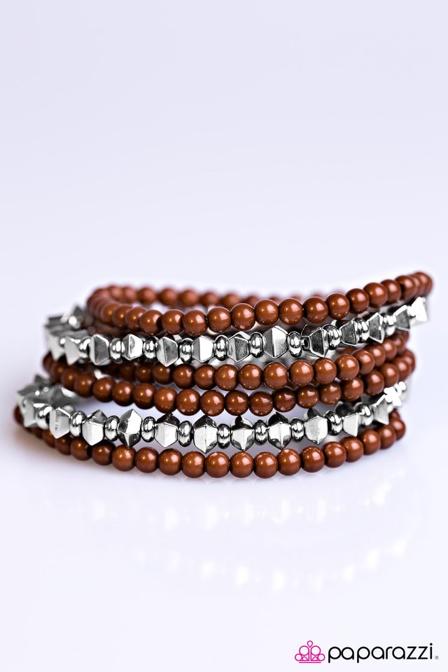 Paparazzi ♥ Nama-SLAY - Brown ♥ Bracelet