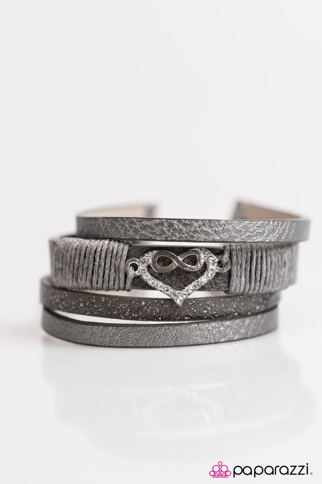 Paparazzi ♥ With Every Beat Of My Heart - Silver ♥ Bracelet
