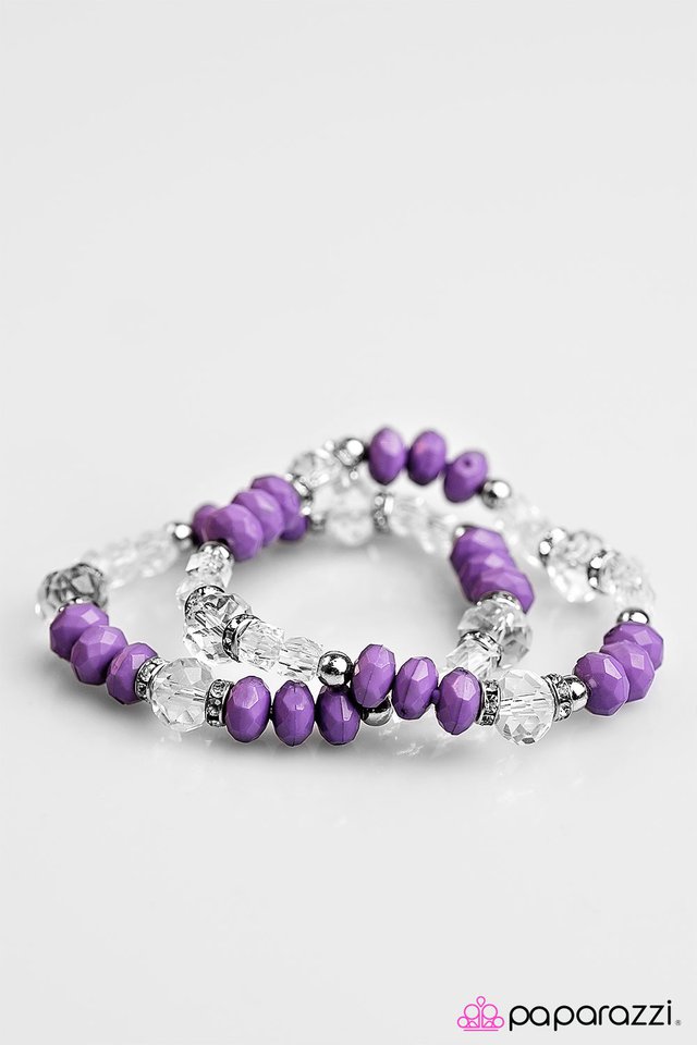 Paparazzi ♥ A Midsummer Nights GLEAM - Purple ♥ Bracelet