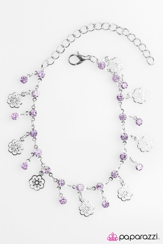 Paparazzi ♥ Hibiscus Breeze - Purple ♥ Bracelet
