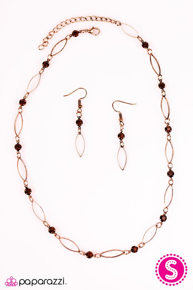 Paparazzi ♥ Time Is Of The Essence - Copper ♥ Necklace