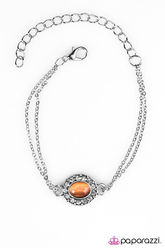 Paparazzi ♥ Moonlit Pools - Orange ♥ Bracelet