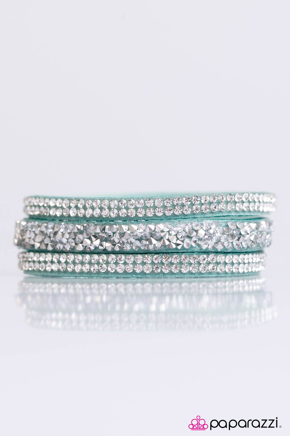 Paparazzi ♥ I Love Rock N Roll - Blue ♥ Bracelet