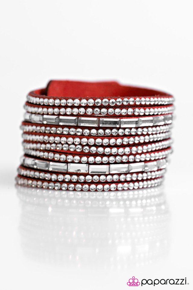 Paparazzi ♥ Name Your Price - Red ♥ Bracelet