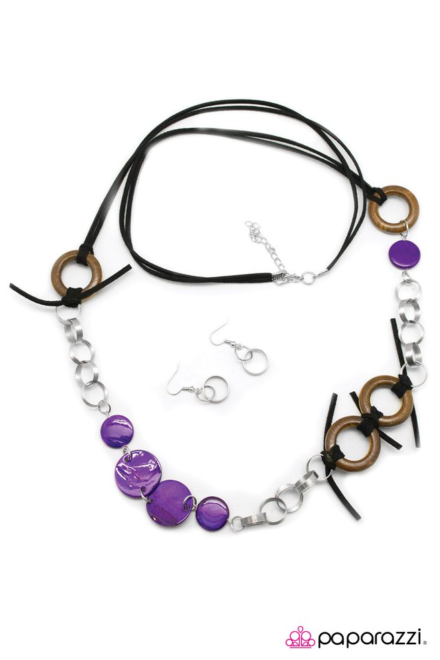 Paparazzi ♥ Tied Me Over - Purple ♥ Necklace