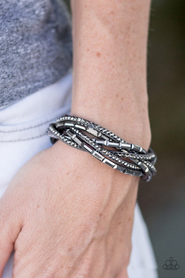 Paparazzi ♥ Too Cool For School - Silver ♥ Bracelet