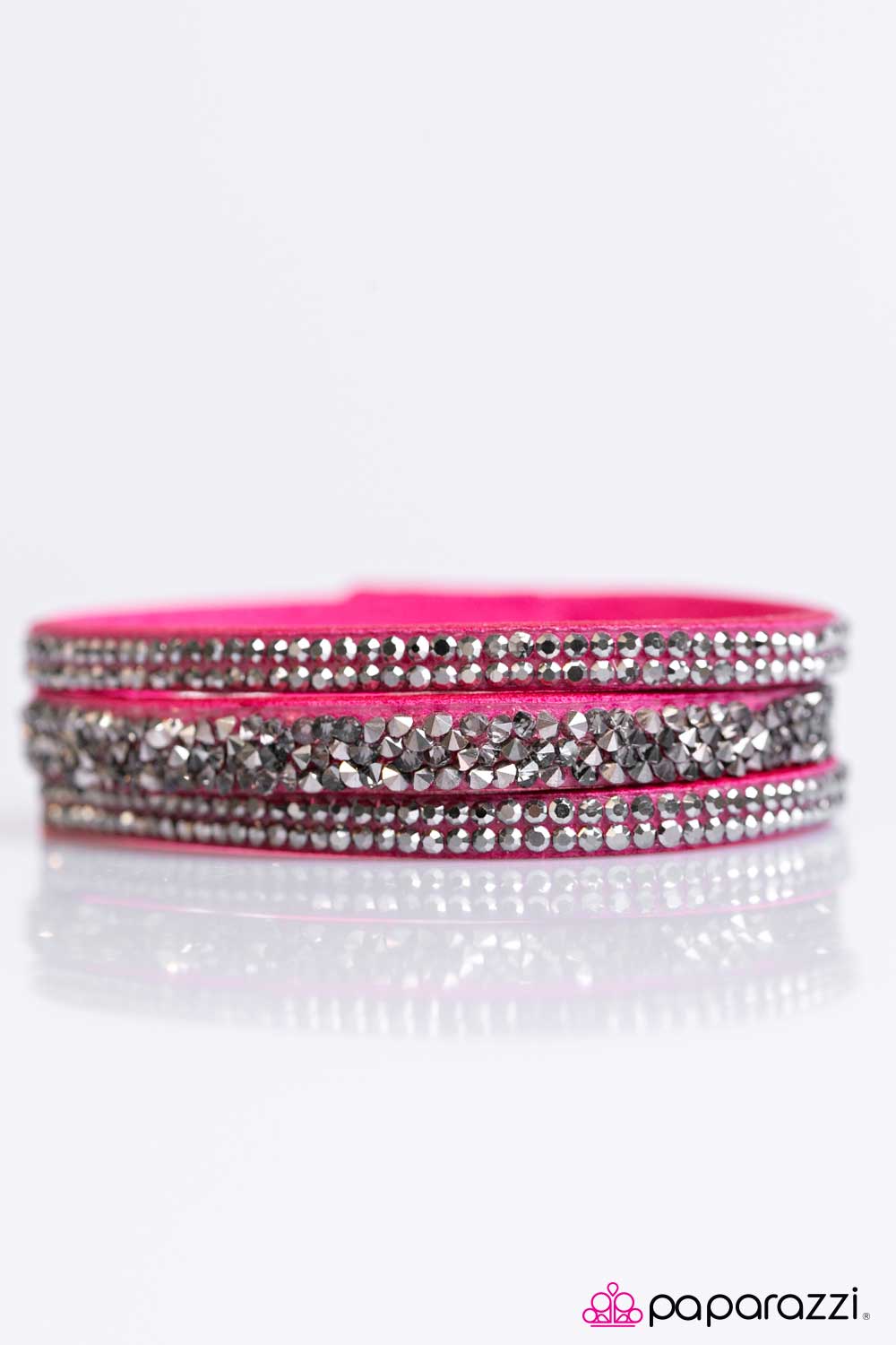 Paparazzi ♥ I Love Rock N Roll - Pink ♥ Bracelet