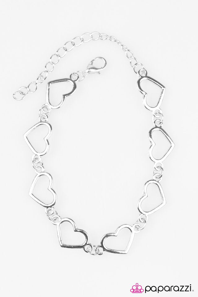 Paparazzi ♥ Kind Hearts - Silver ♥ Bracelet