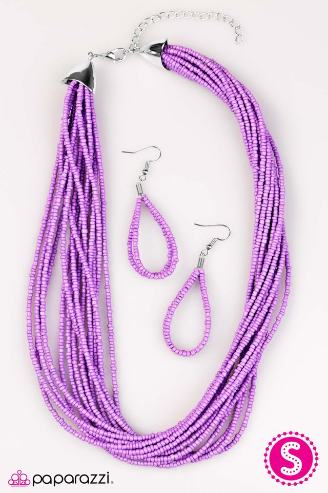 Paparazzi ♥ Wide Open Spaces - Purple ♥ Necklace