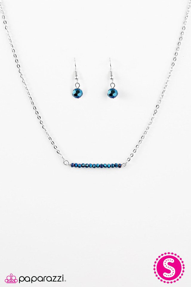 Paparazzi ♥ Less Talk, More Sparkle - Blue ♥ Necklace