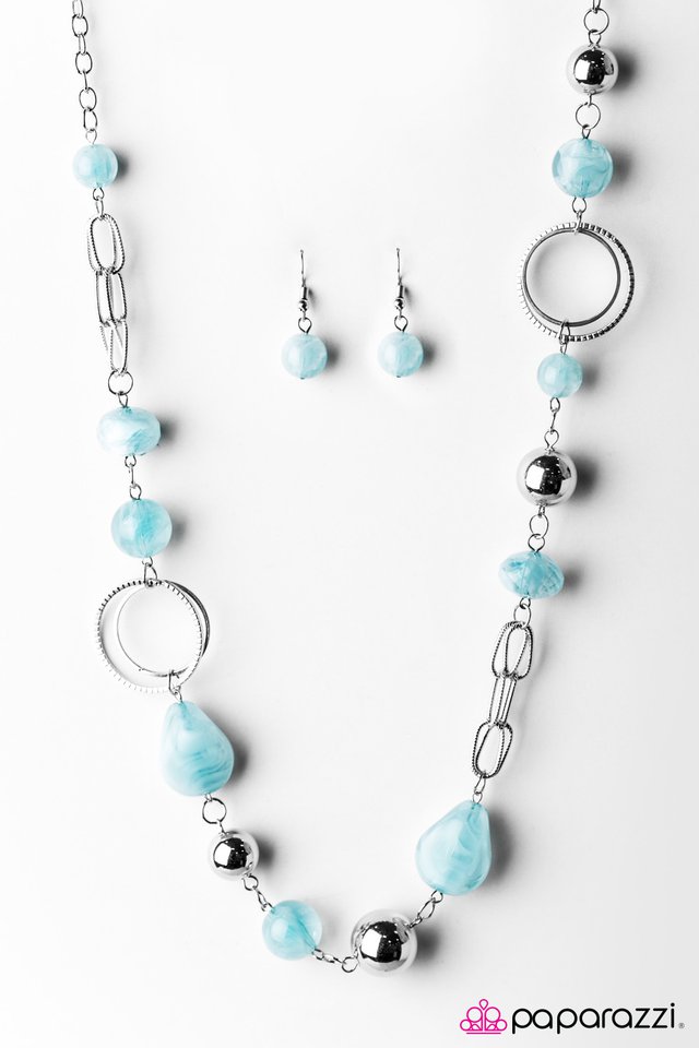 Paparazzi ♥ Glam Grotto - Blue ♥ Necklace
