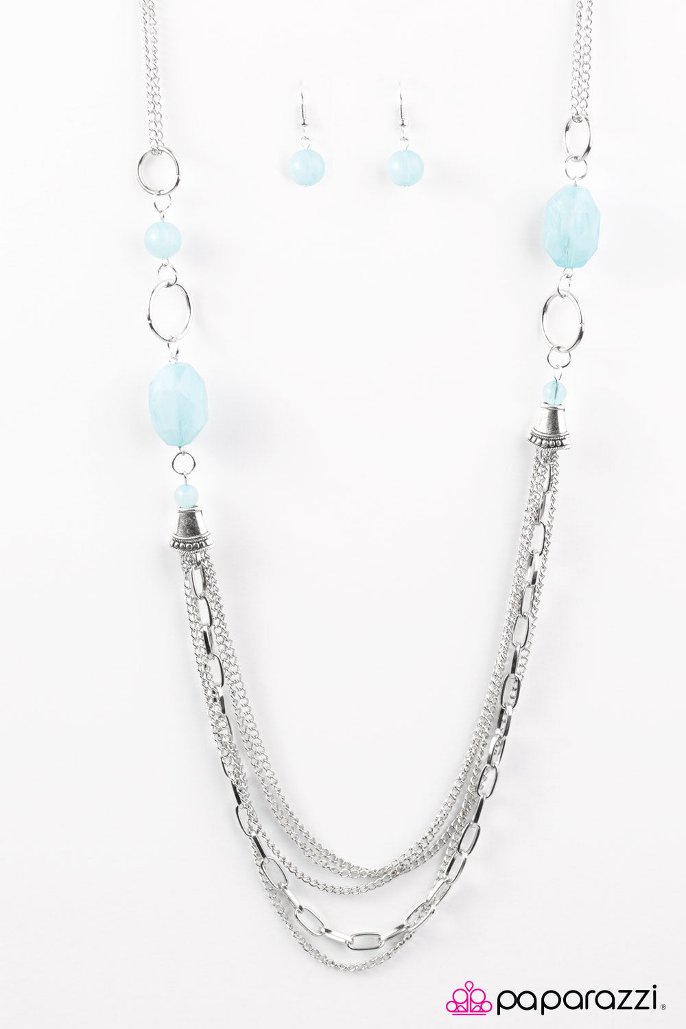 Paparazzi ♥ Have An ICE Day - Blue ♥ Necklace