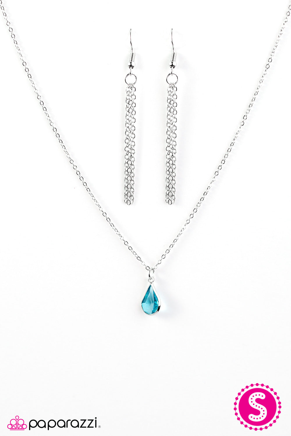 Paparazzi ♥ Drop Of Daylight - Blue ♥ Necklace