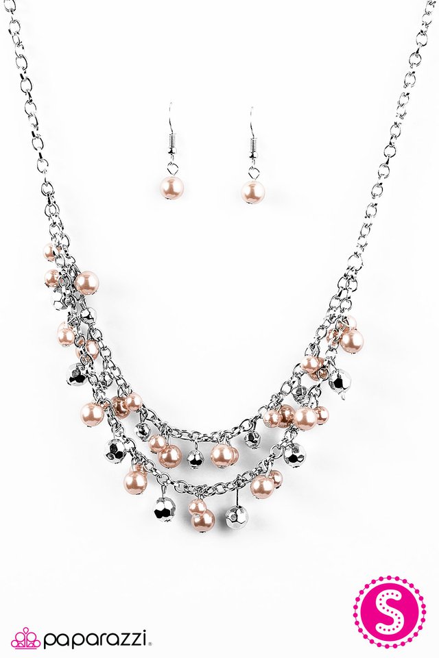 Paparazzi ♥ Timeless Class - Brown ♥ Necklace