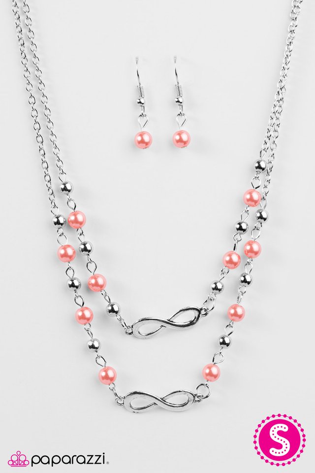 Paparazzi ♥ Chance Of A Lifetime - Orange ♥ Necklace