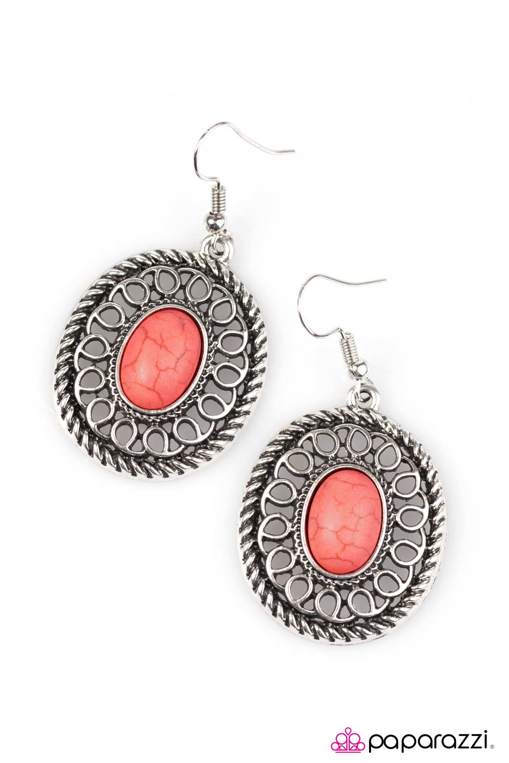 Paparazzi ♥ Take The TRAIL Less Traveled - Orange ♥ Earrings