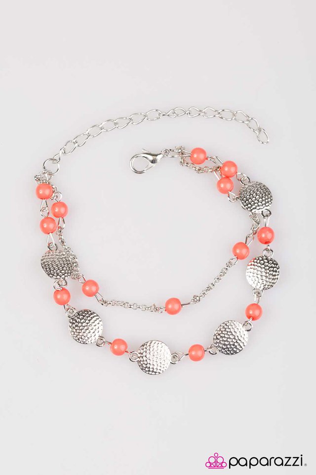 Paparazzi ♥ SEAS The Day - Orange ♥ Bracelet