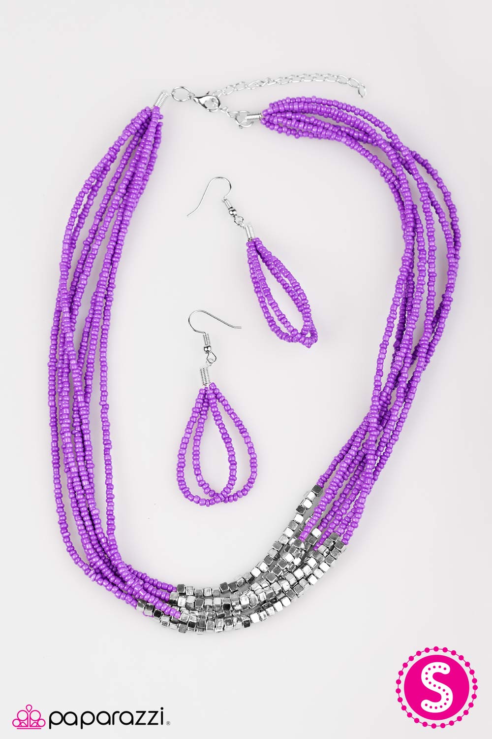 Paparazzi ♥ Crash The Party - Purple ♥ Necklace