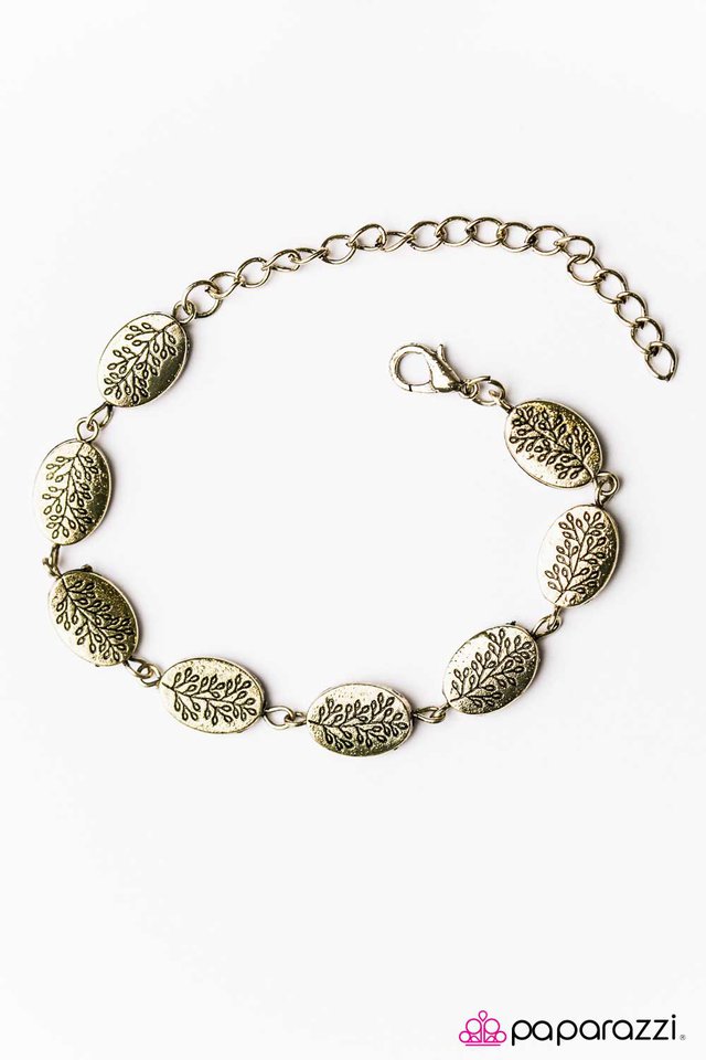 Paparazzi ♥ Timber Timbre - Brass ♥ Bracelet