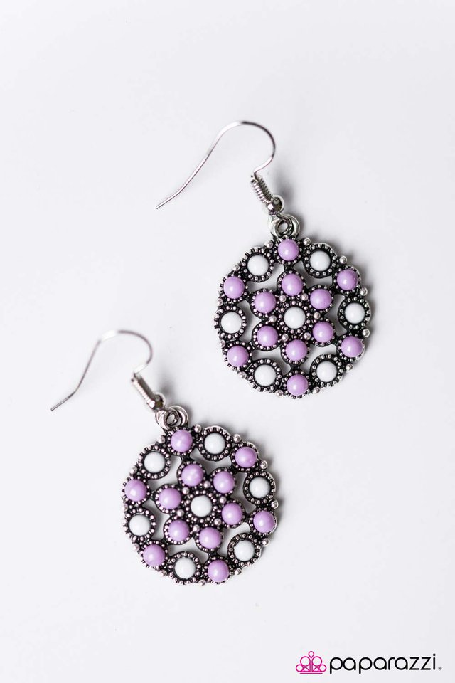 Paparazzi ♥ Summer Breeze - Purple ♥ Earrings