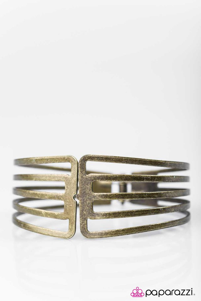 Paparazzi ♥ Risk Taker - Brass ♥ Bracelet