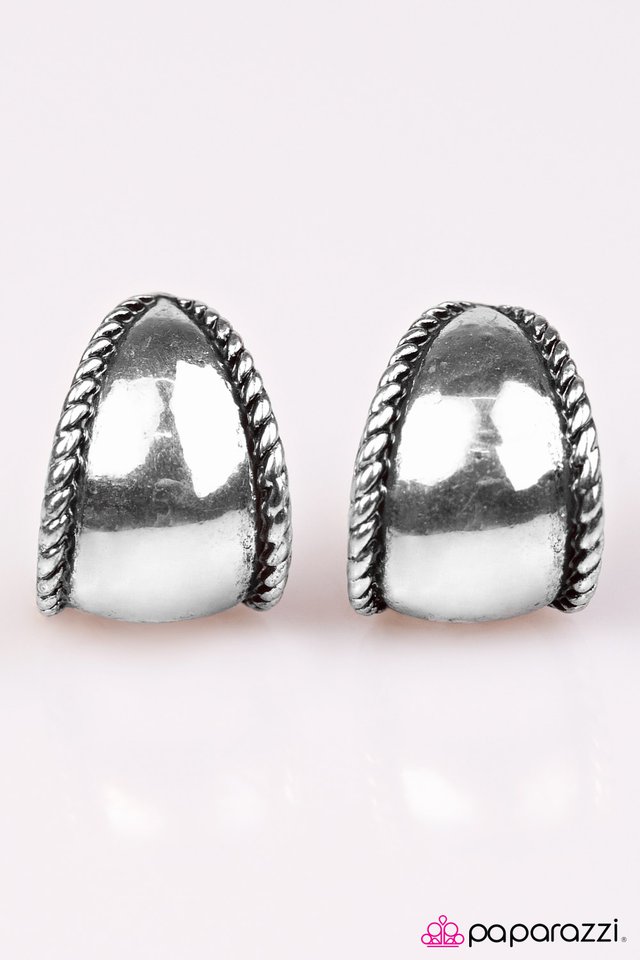 Paparazzi ♥ With Bells On - Silver ♥ Post Earrings