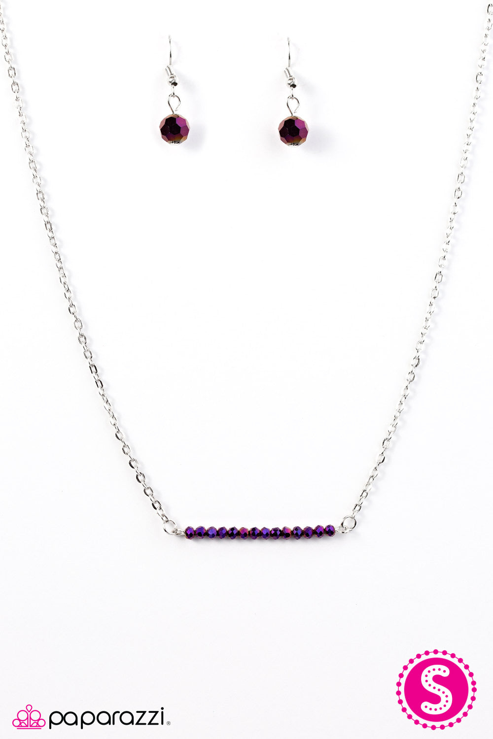 Paparazzi ♥ Less Talk, More Sparkle - Purple ♥ Necklace